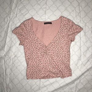 Brandy Melville Floral Gina Top